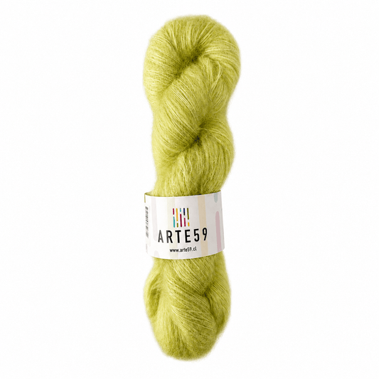 El Madejero Kid Mohair con seda Kid mohair Oliva Humo 954