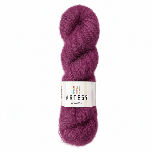 El Madejero Kid Mohair con seda Kid mohair púrpura intenso 938