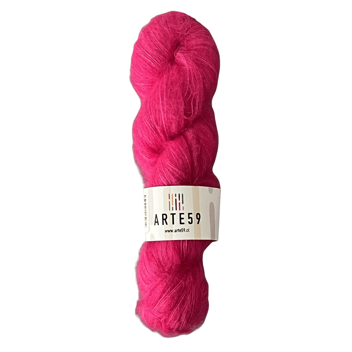 El Madejero Kid Mohair con seda Kid mohair rosado neon 5280