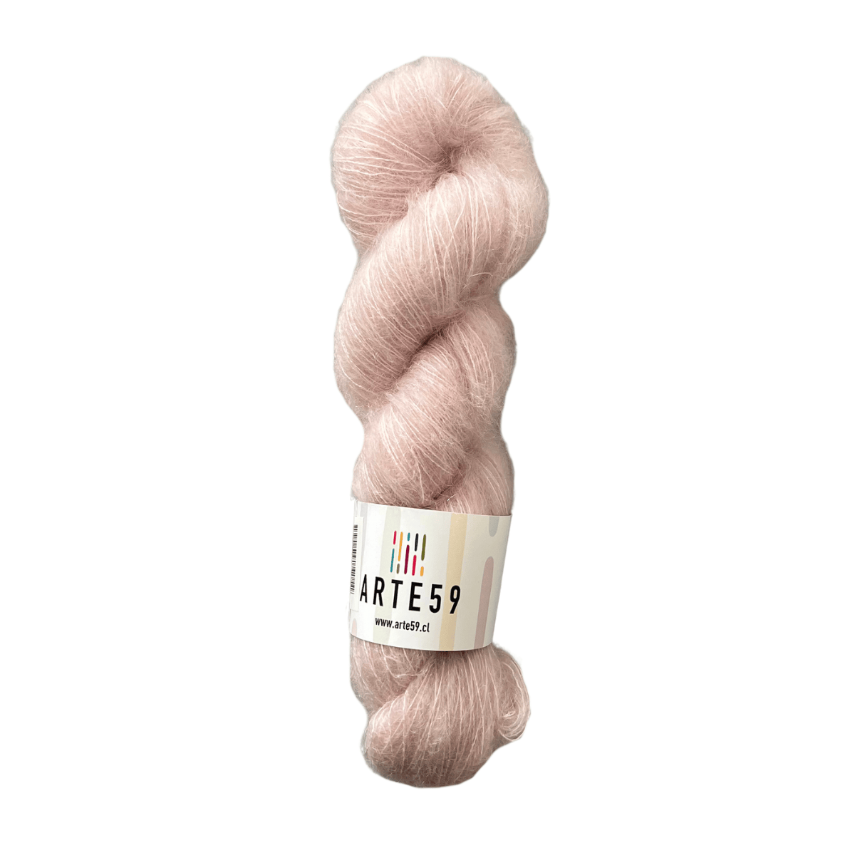 El Madejero Kid Mohair con seda Kid mohair Rosado nieve  932