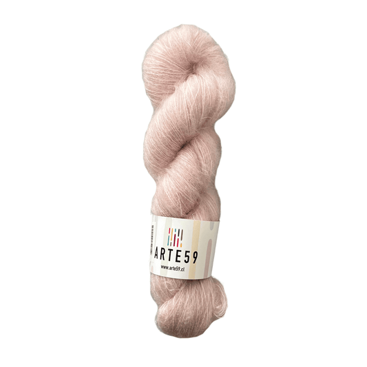 El Madejero Kid Mohair con seda Kid mohair Rosado nieve  932
