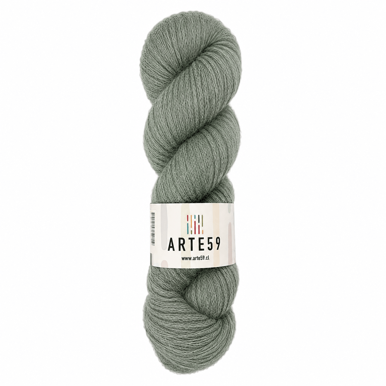 El Madejero Kid Mohair con seda Kid mohair verde musgo  azuloso 8250