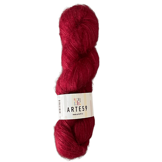 El Madejero Kid Mohair Kid mohair rojo frambuesa 0985