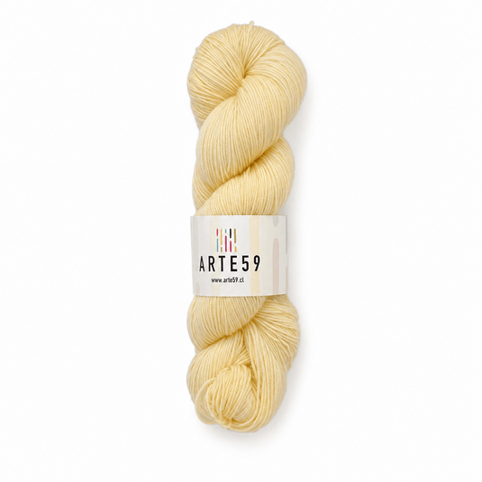 El Madejero Merino Fingering 19.5 Amarillo claro 16-1 (merino fingering)