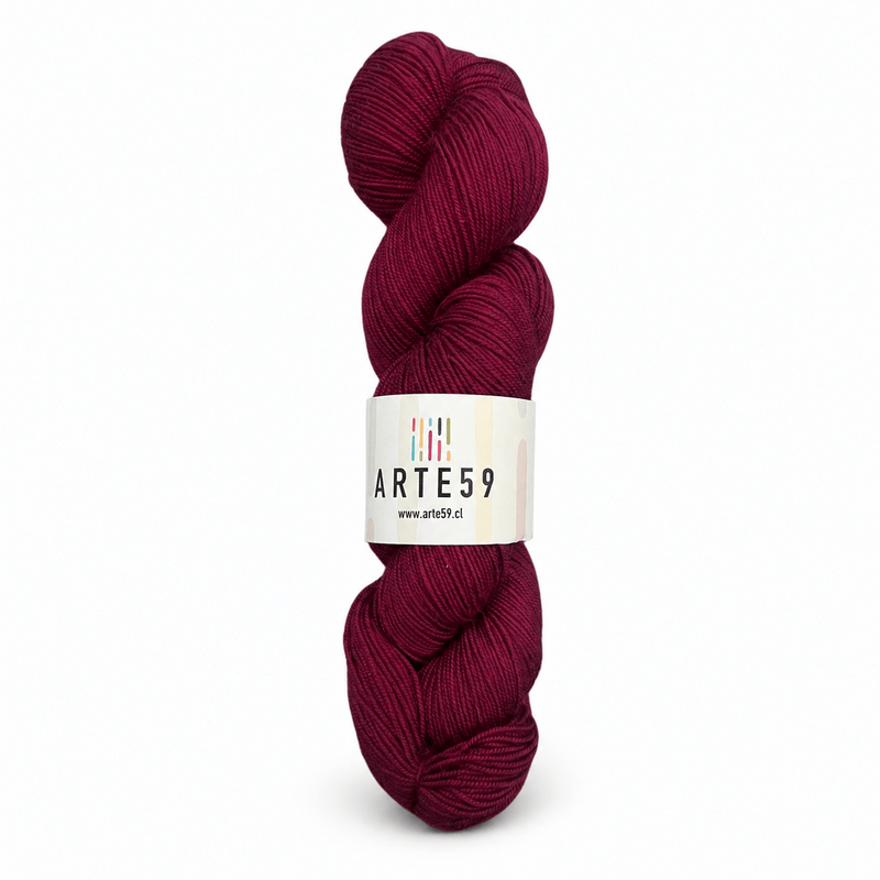 El Madejero Merino Fingering 19.5 Burdeo 385 (merino fingering)