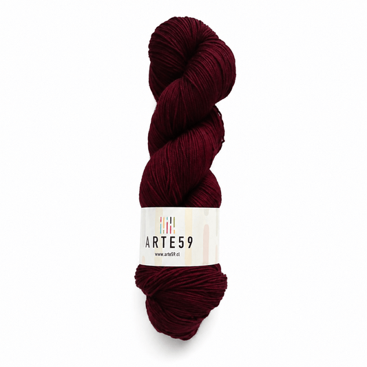 El Madejero Merino Fingering 19.5 Morado berenjena 779 (merino fingering)