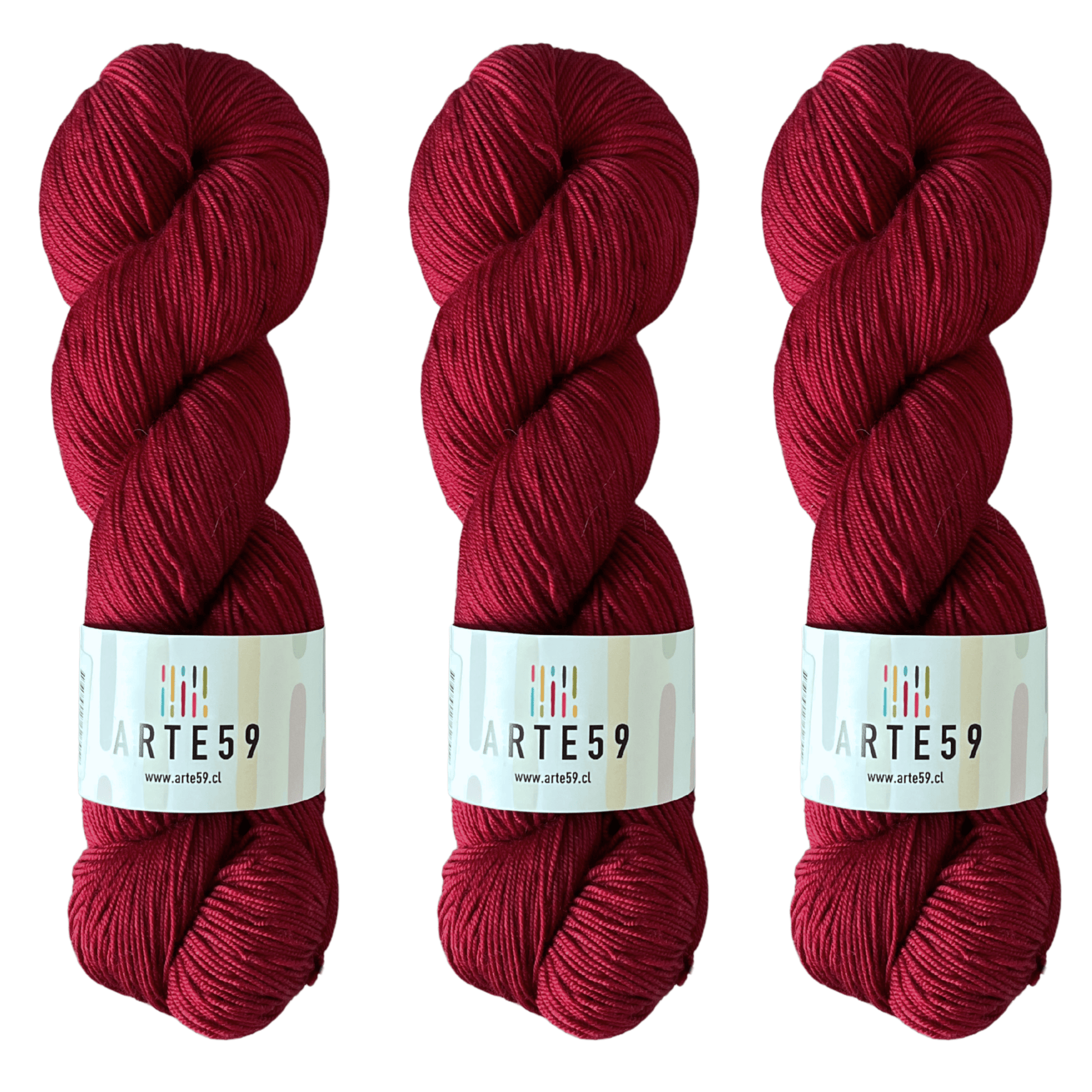 El Madejero Merino Fingering 19.5 Rojo 790 (merino fingering)