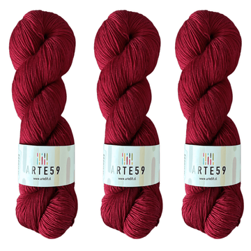 El Madejero Merino Fingering 19.5 Rojo 790 (merino fingering)