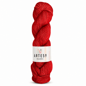 El Madejero Merino Fingering 19.5 Rojo coral 0985 (merino fingering)