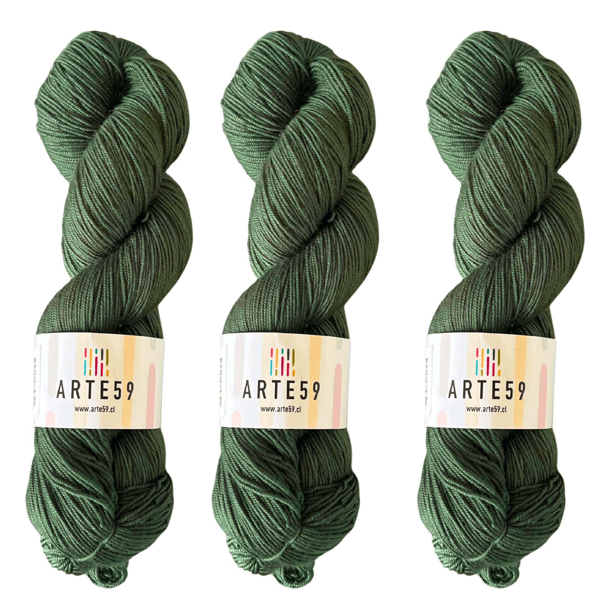 El Madejero Merino Fingering 19.5 Verde 798 (merino fingering)