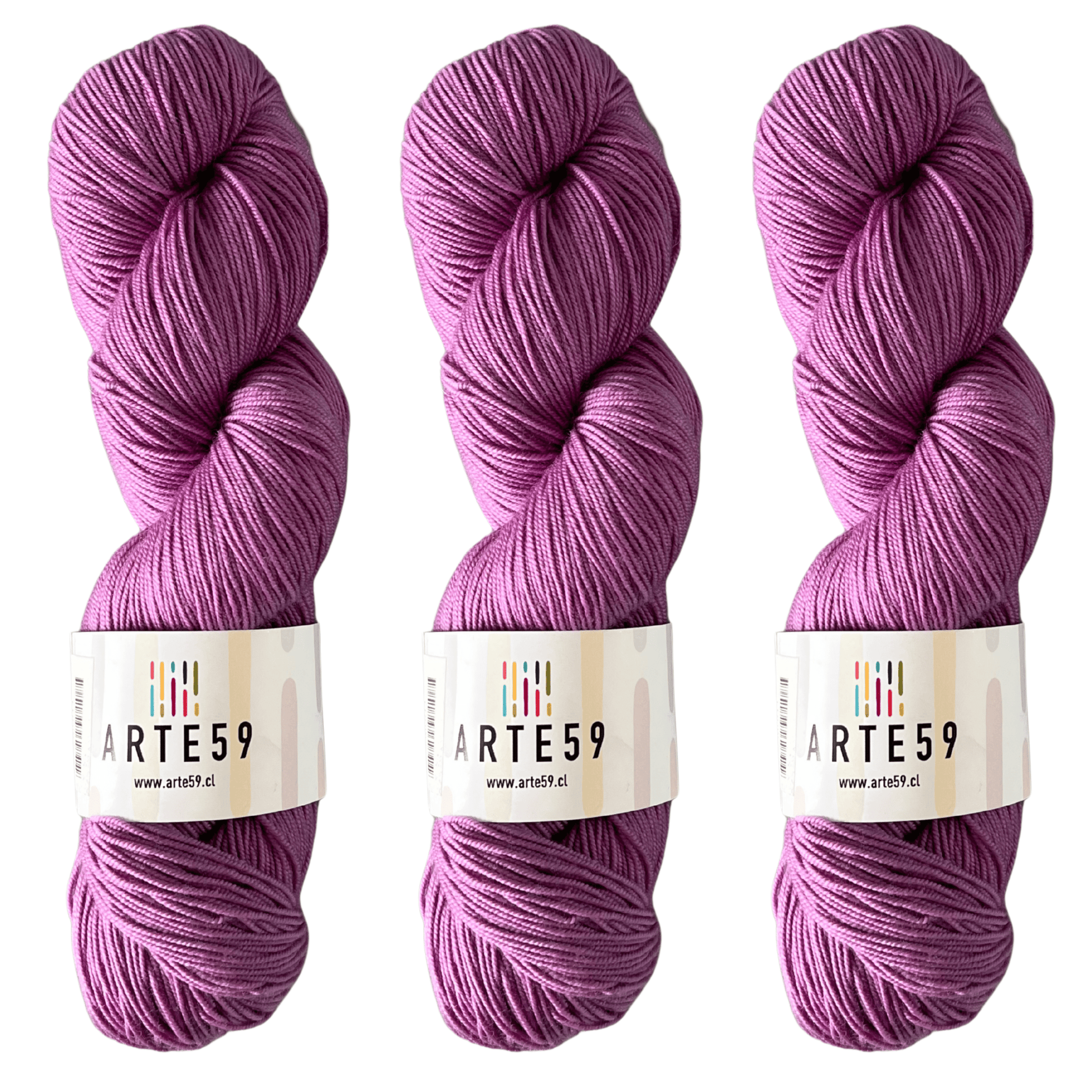 El Madejero Merino Fingering 19.5 Violeta 813 (merino fingering)