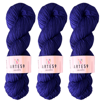 El Madejero Merino Fingering 19.5 Violeta azulado 741 (merino fingering)