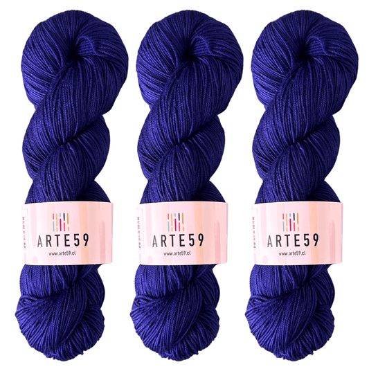 El Madejero Merino Fingering 19.5 Violeta azulado 741 (merino fingering)