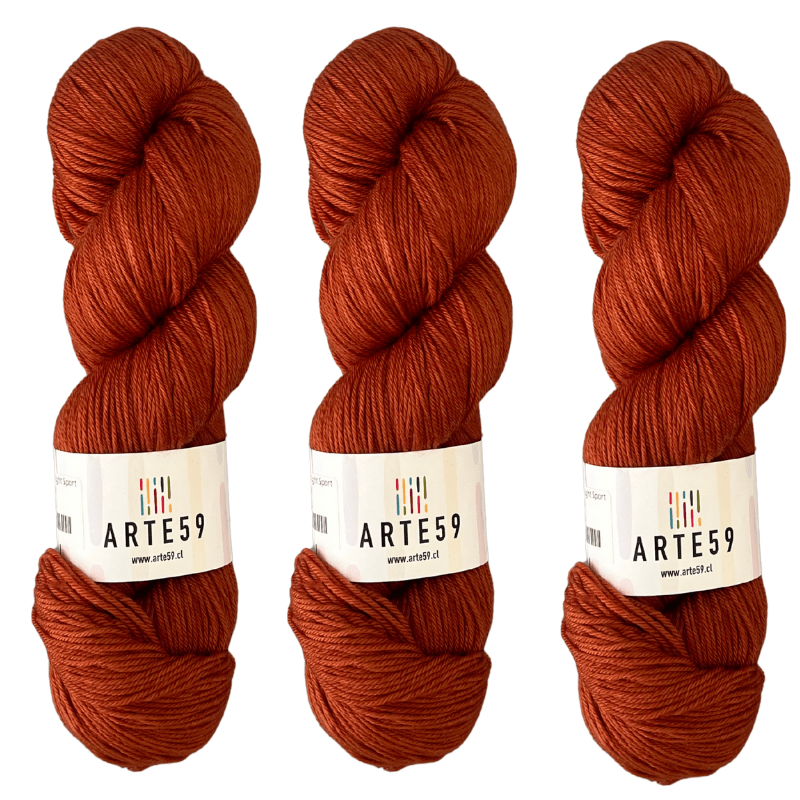 Incatops Merino light sport Terracota intenso 498 merino light sport