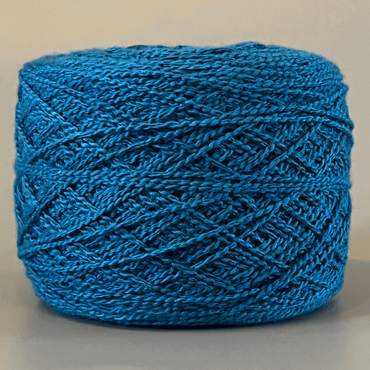 Lanabel Algodón Italiano Algodón jaspeado azul rey 53-1