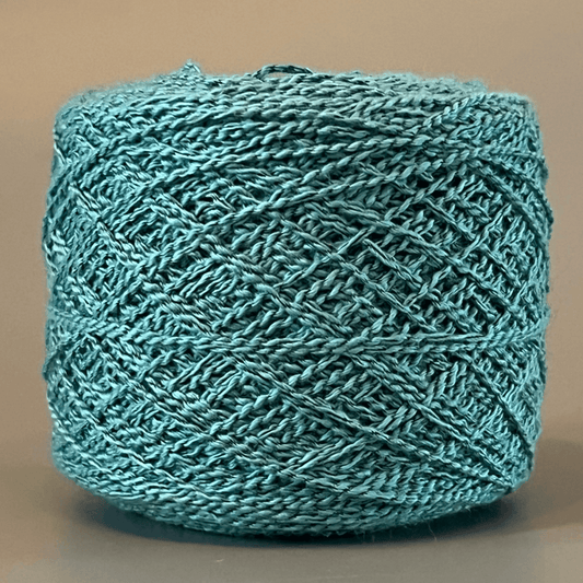 Lanabel Algodón Italiano Algodón jaspeado turquesa 292-1