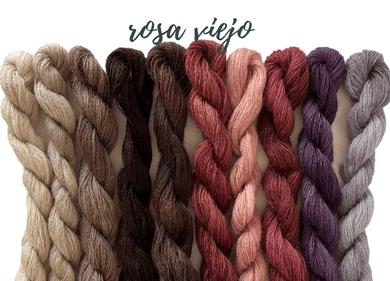lanabel Crewel Pack 10 lanas Crewel Rosa viejo