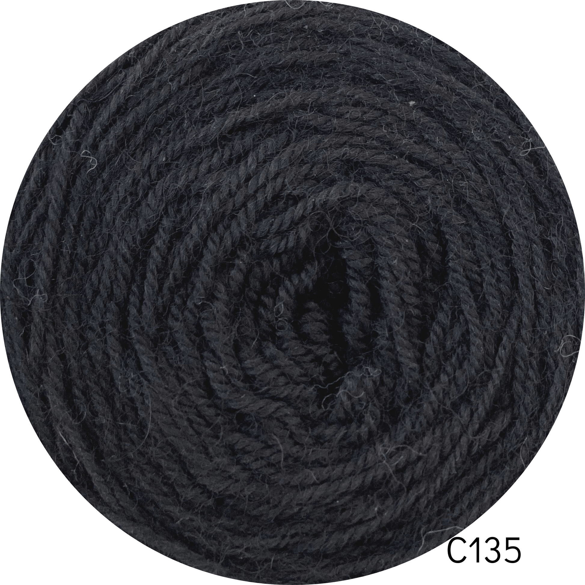 Lanabel Lana natural C135 (negro) lana natural delgada Caribe Lana natural