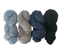 Cargar imagen en el visor de la galería, lanabel LANA NATURAL GRUESA Grises y negros (lana natural gruesa)
