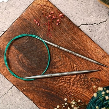 Palillos circulares fijos 80cm Mindful Knit Pro