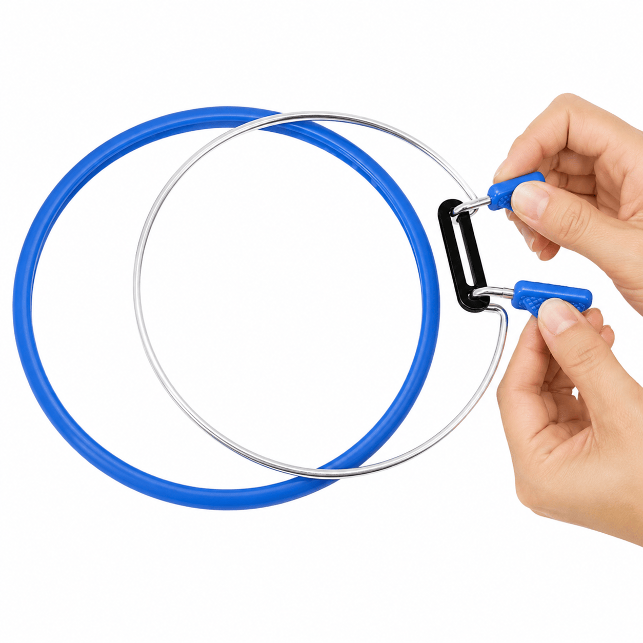 Modista Accesorios para bordar Azul Bastidor chico 6cm