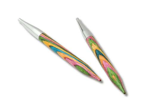 Modista Accesorios para tejido Palillos Circulares intercambiables Symfonie cortos 10 cm KNIT PRO