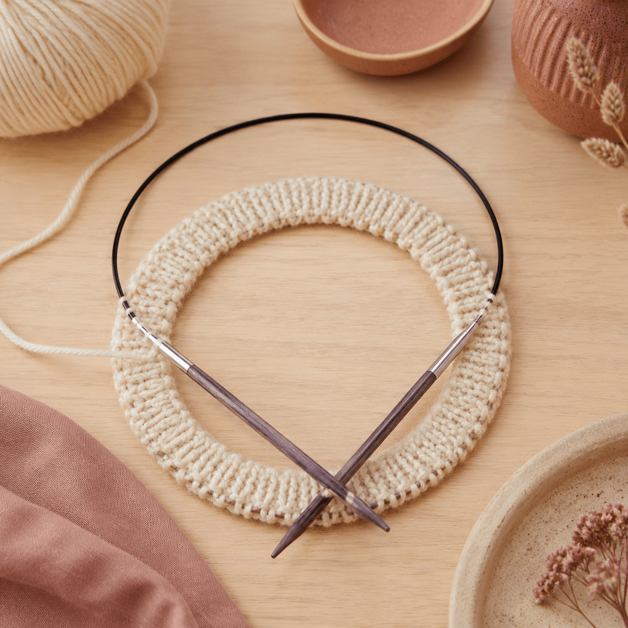 Modista Accesorios para tejido Palillos Knit pro Dreamz Circulares Intercambiables
