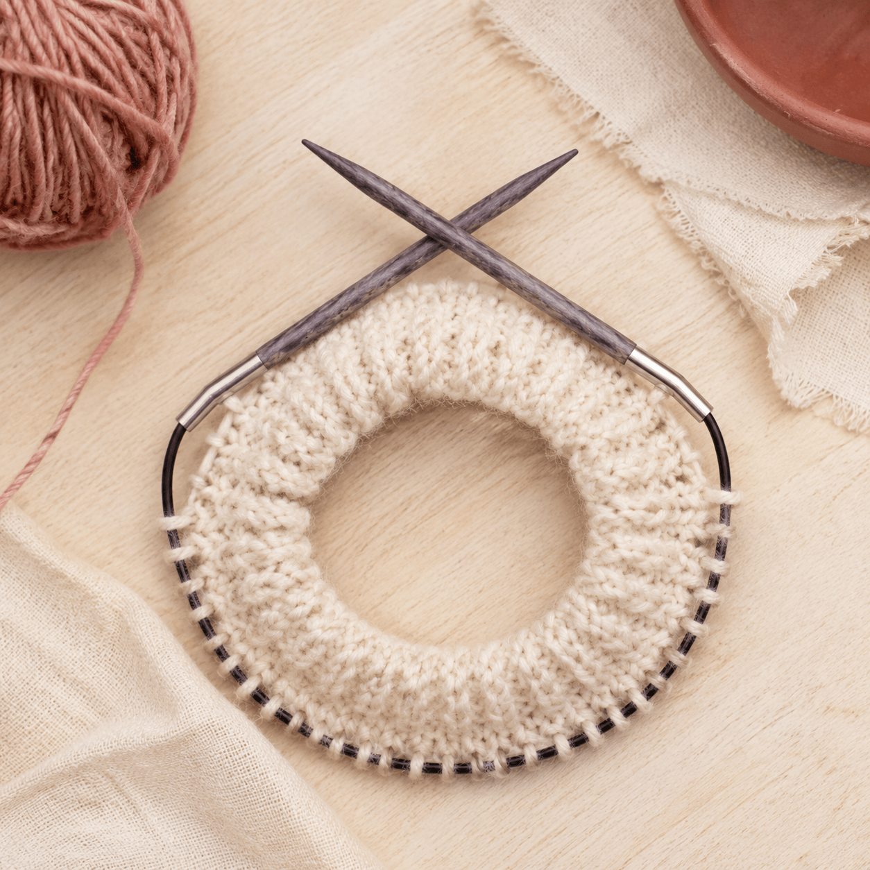 Modista Accesorios para tejido Palillos Knit Pro intercambiables cortos