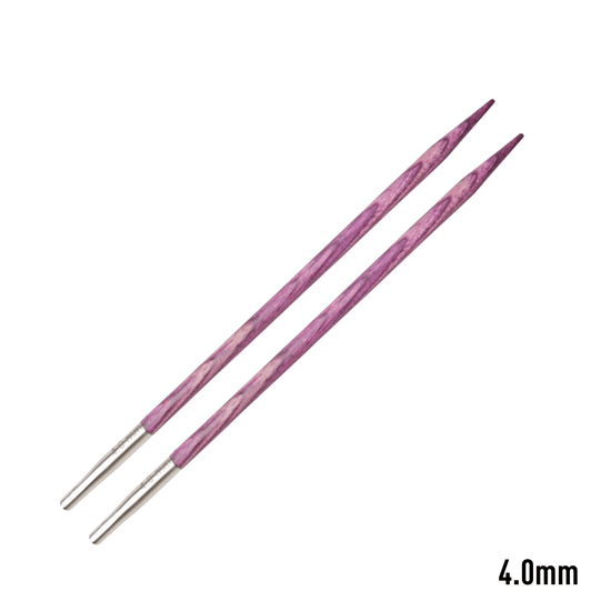 Risopatrón Accesorios para tejido 4.0mm Palillos Knit Pro intercambiables cortos (8.5 CM)