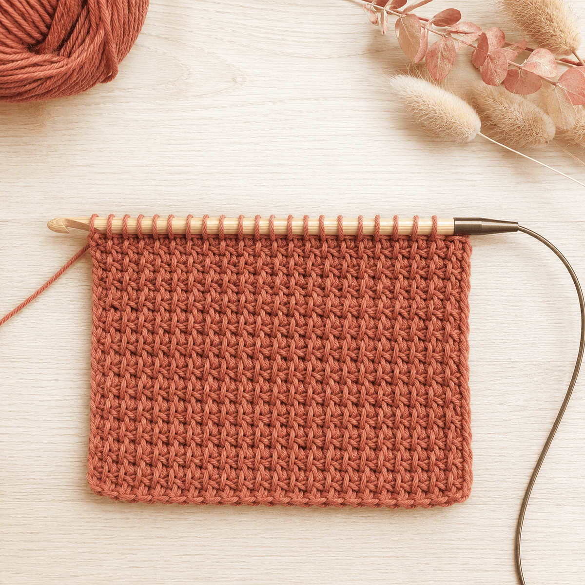 Risopatrón Accesorios para tejido Crochet tunecino intercambiable Tulip